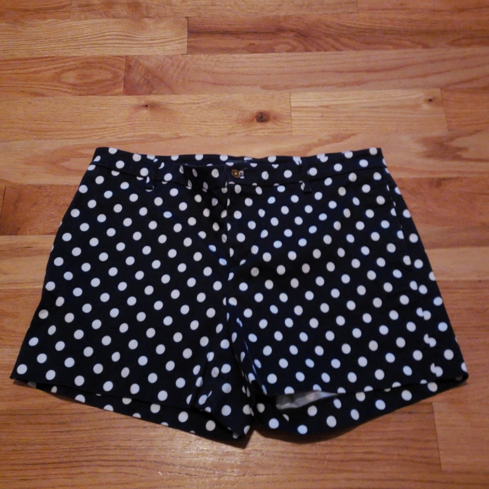 Ralph lauren navy and white polka dots shorts 12p